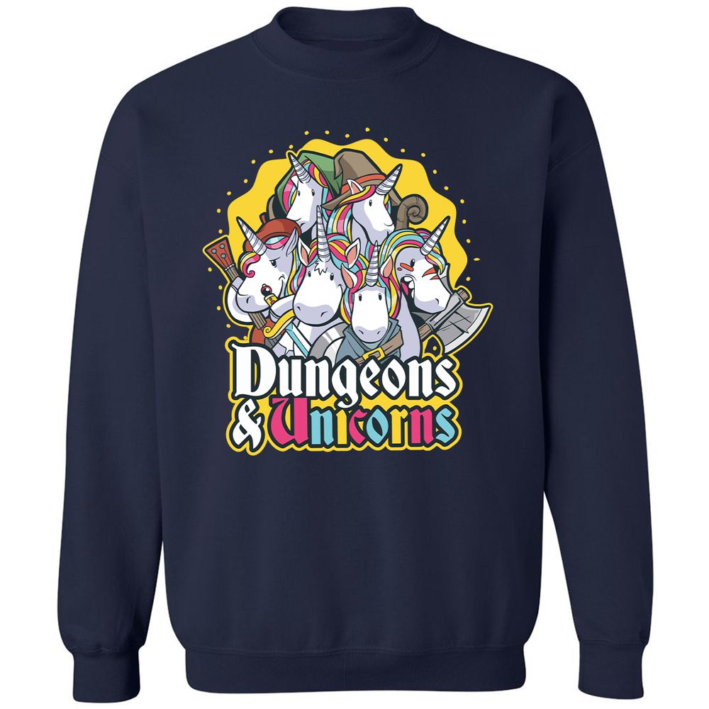 Classic Unisex Sweatshirt - 4EW6R3S6 - Navy - 2