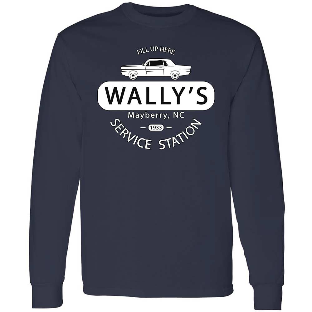 Long Sleeve T-Shirt - 7FWUPTQN - Navy - 2