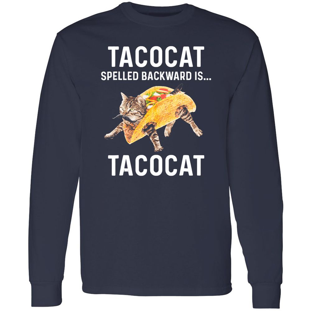 Long Sleeve T-Shirt - QHFGC9S2 - Navy - 2