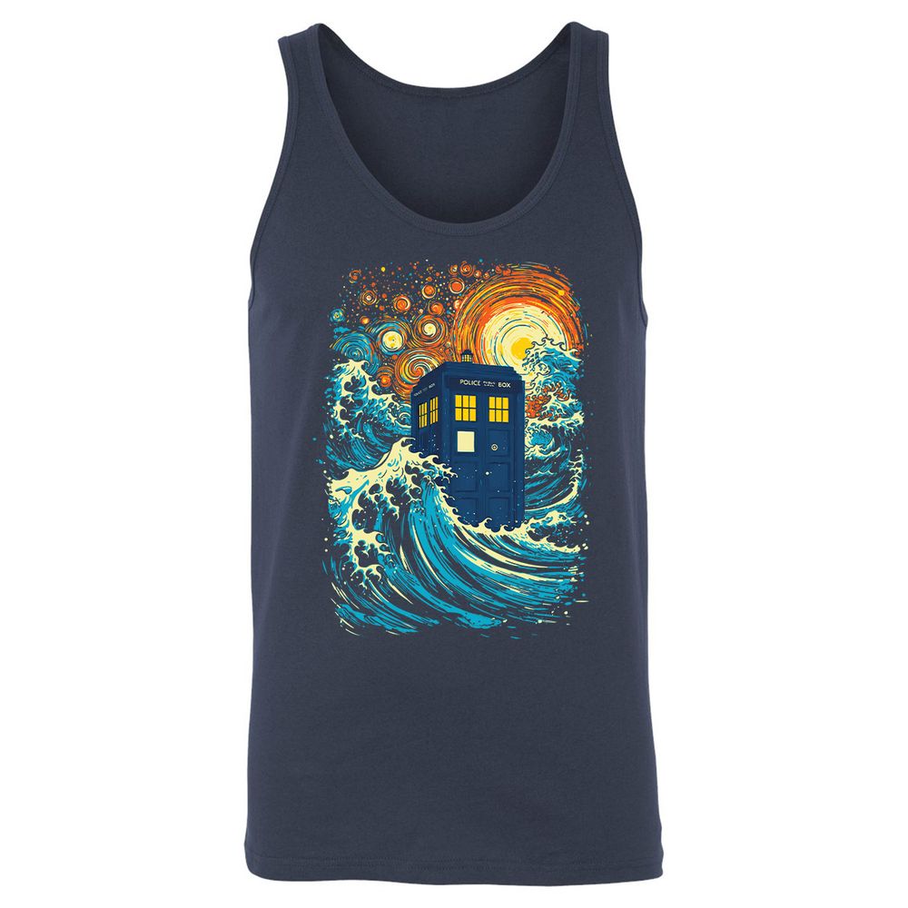Unisex Jersey Tank - 8J1FKECS - Navy - 2