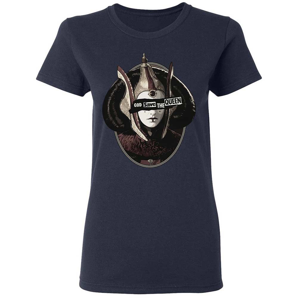 Women's T-Shirt - 7Q61UD7S - Navy - 2