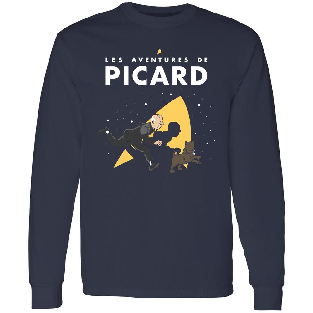 Long Sleeve T-Shirt - 9V8HVB7N - Navy - 2