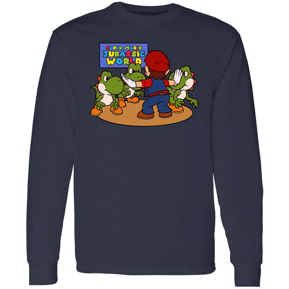 Long Sleeve T-Shirt - AEXEXE1T - Navy - 2