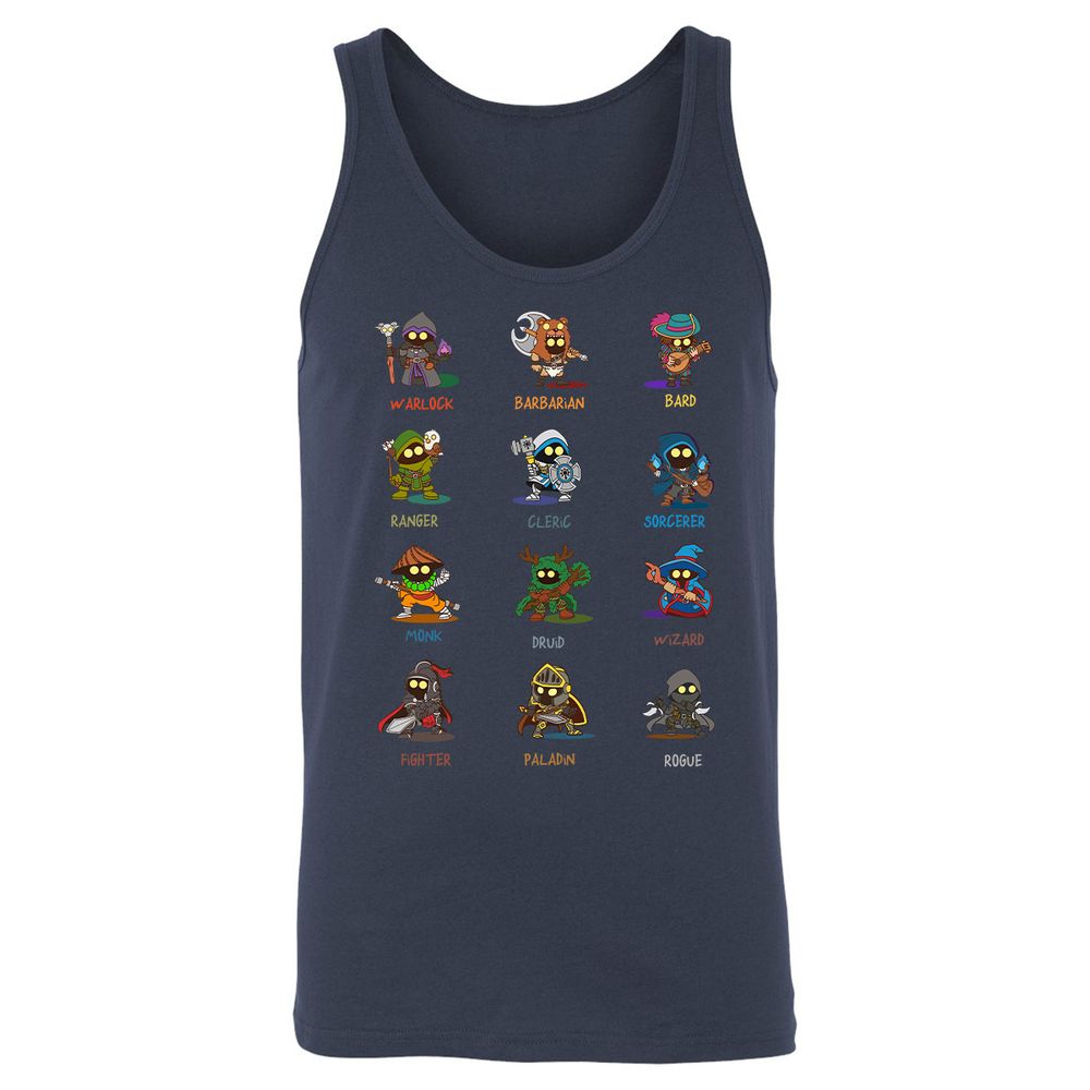 Unisex Jersey Tank - 6WMHZW8U - Navy - 2
