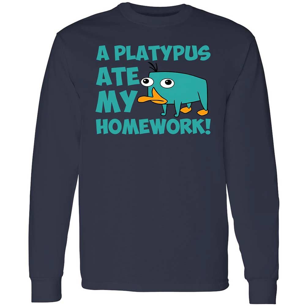 Long Sleeve T-Shirt - 6LXPWY7V - Navy - 2