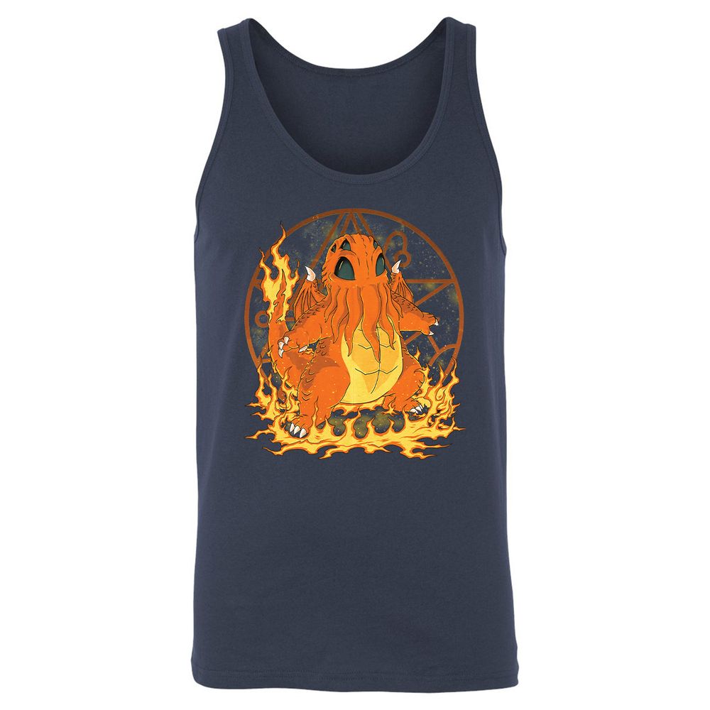 Unisex Jersey Tank - RXLJWJWH - Navy - 2