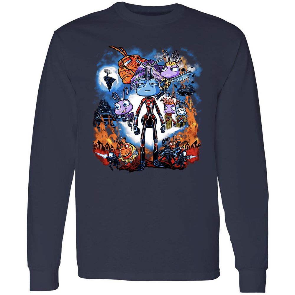 Long Sleeve T-Shirt - VQLBHVP4 - Navy - 2