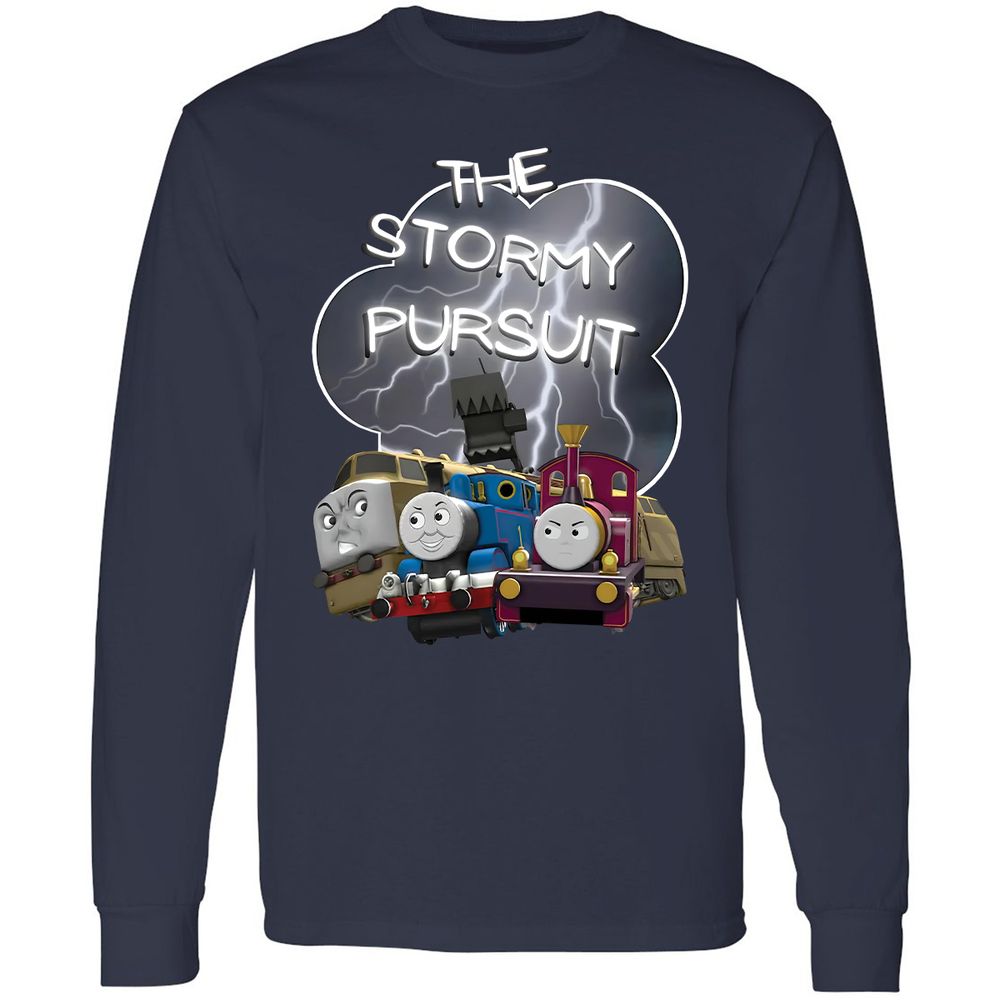 Long Sleeve T-Shirt - YUC9FEZK - Navy - 2
