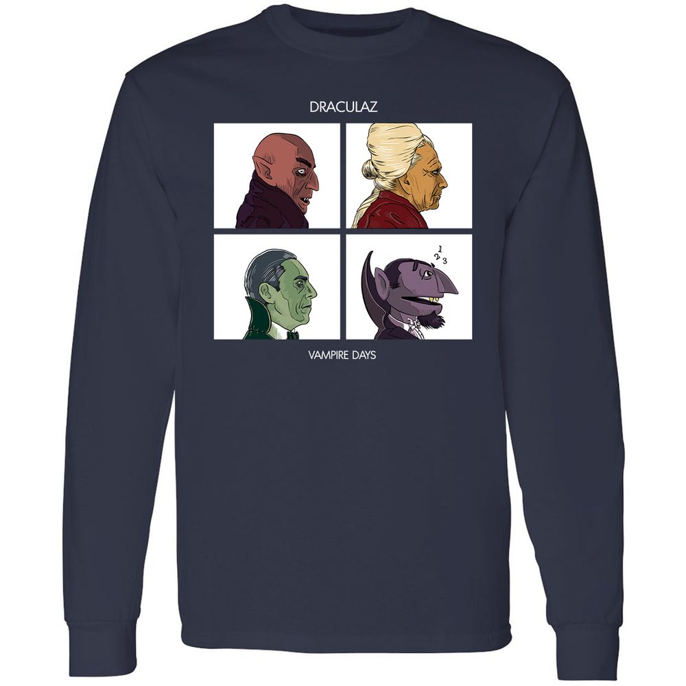 Long Sleeve T-Shirt - 2FFYNKXB - Navy - 2