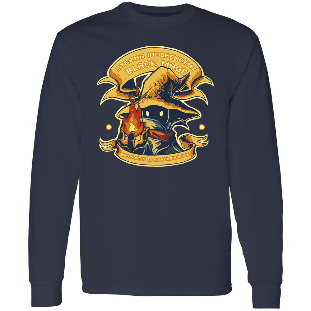 Long Sleeve T-Shirt - NKD4MWUM - Navy - 2