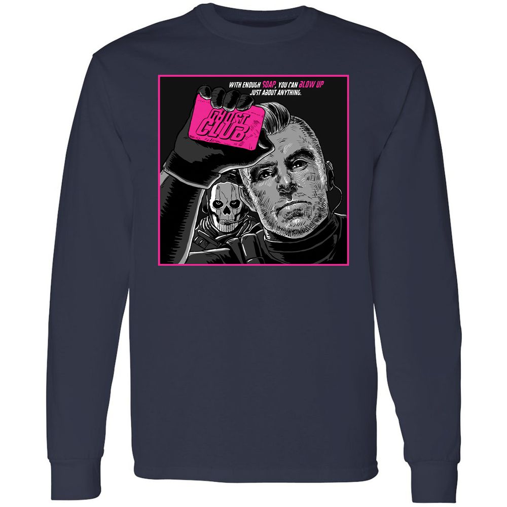 Long Sleeve T-Shirt - EWPCUMWV - Navy - 2