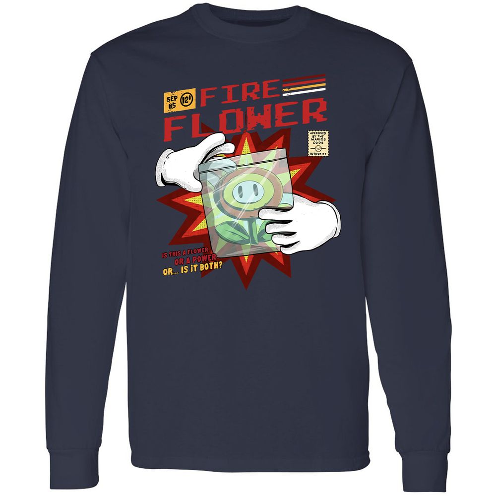 Long Sleeve T-Shirt - ANVK3B6Z - Navy - 2