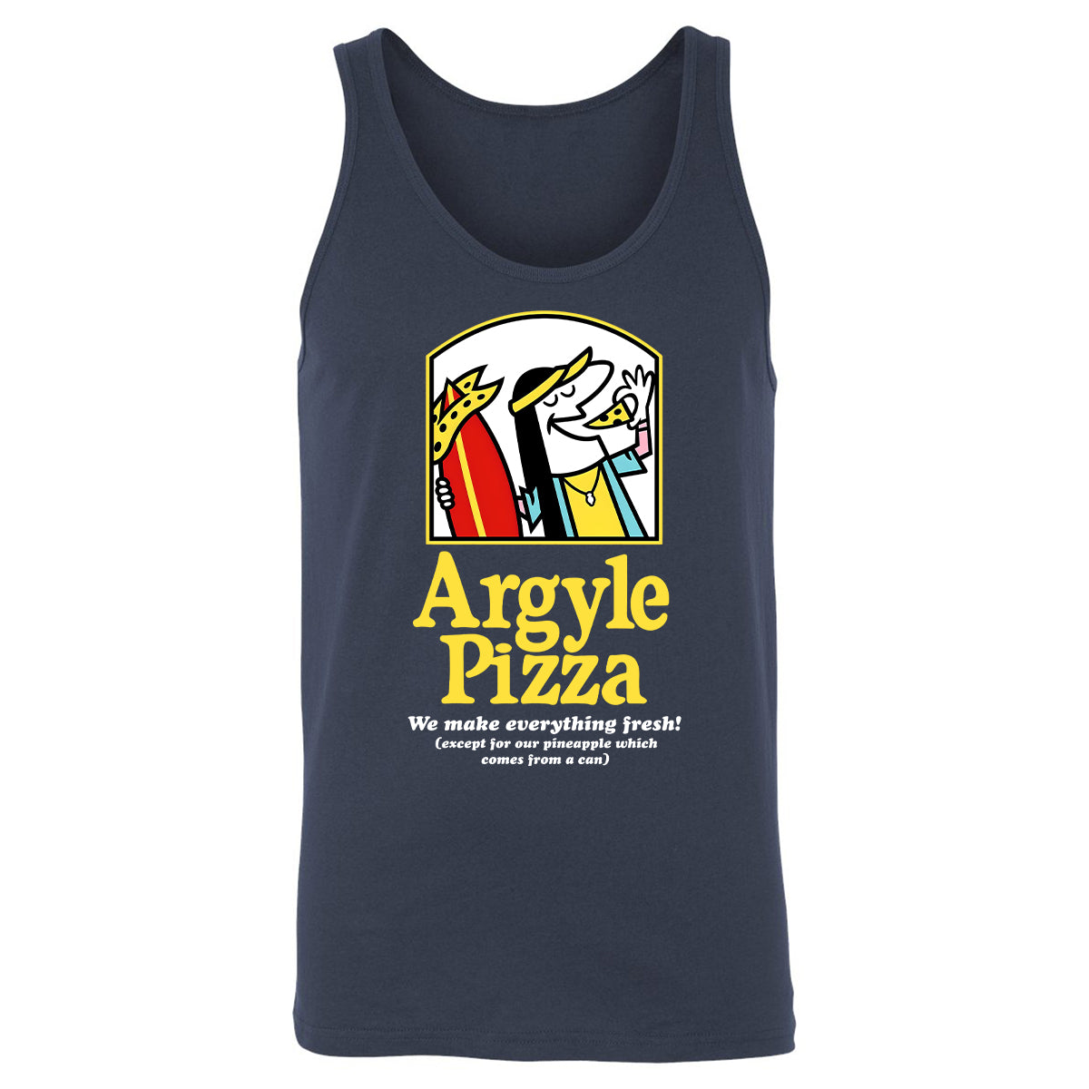 Unisex Jersey Tank - 7G4K4M6L - Navy - 2