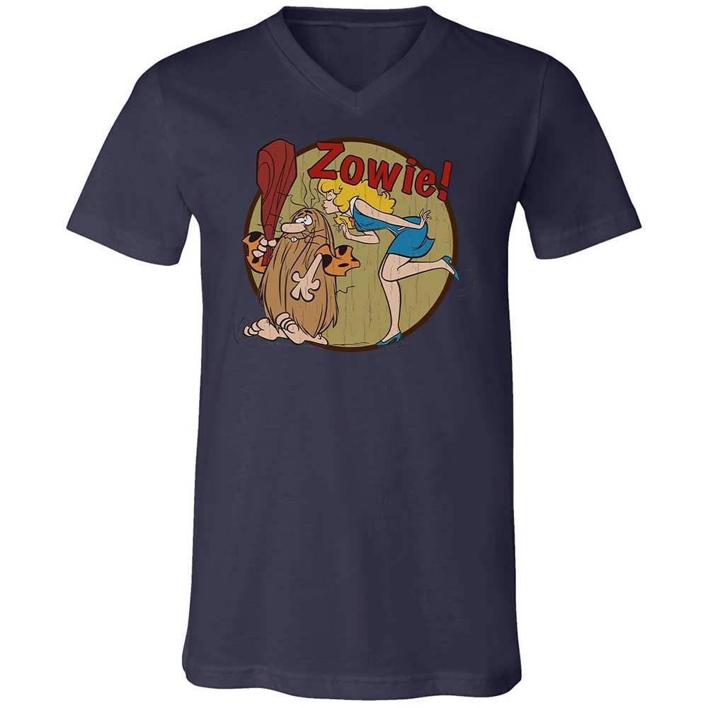 Unisex V-Neck T-Shirt - GTLACAU3 - Navy - 2