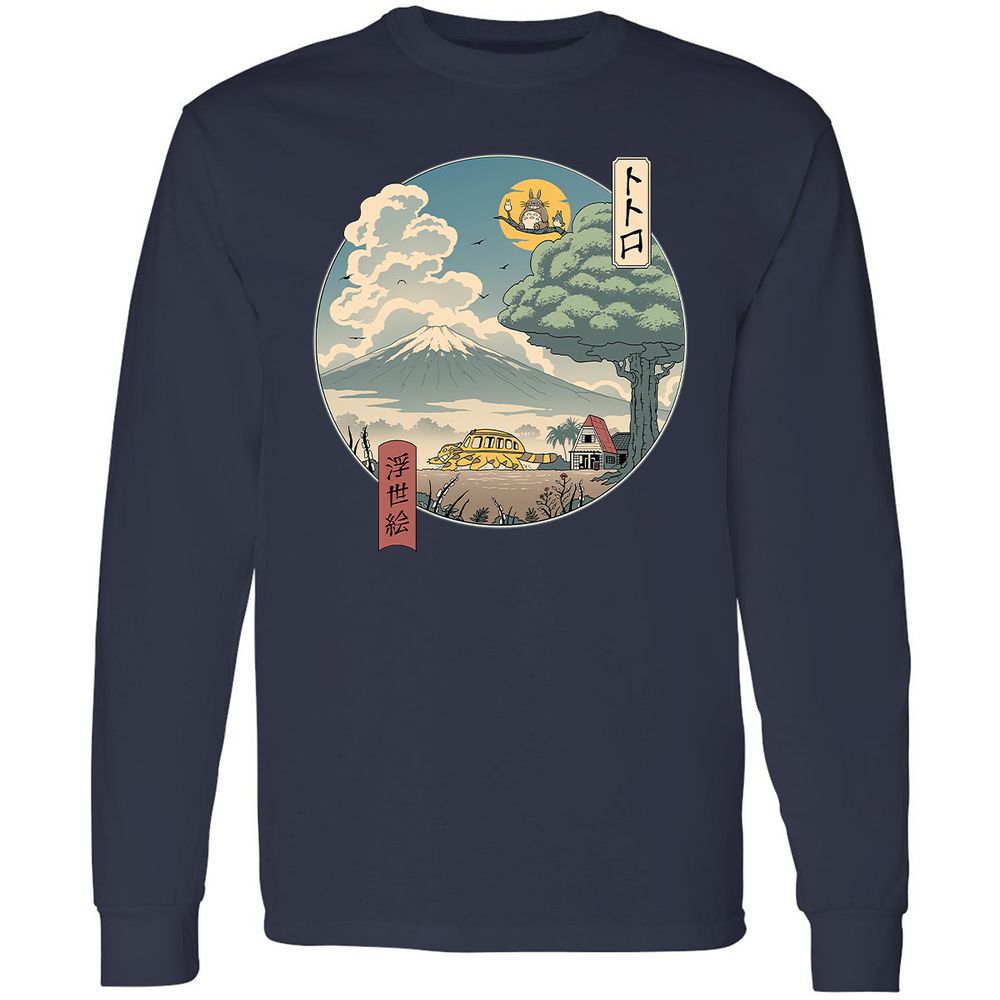 Long Sleeve T-Shirt - 5KUF9F3R - Navy - 2