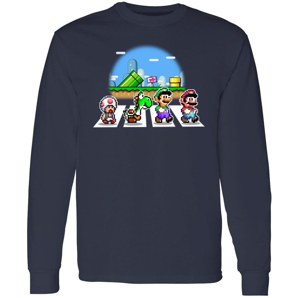 Long Sleeve T-Shirt - P9Z5XDJS - Navy - 2