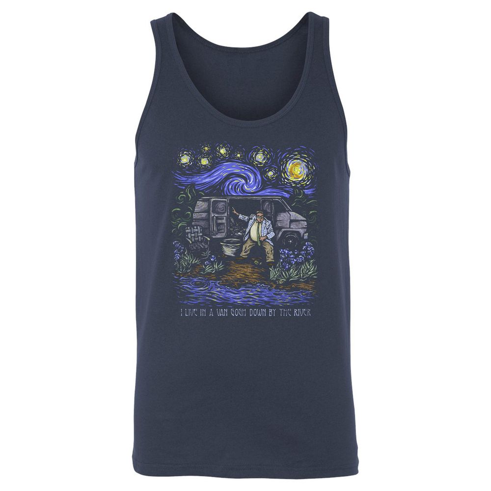 Unisex Jersey Tank - XULGEFA5 - Navy - 2