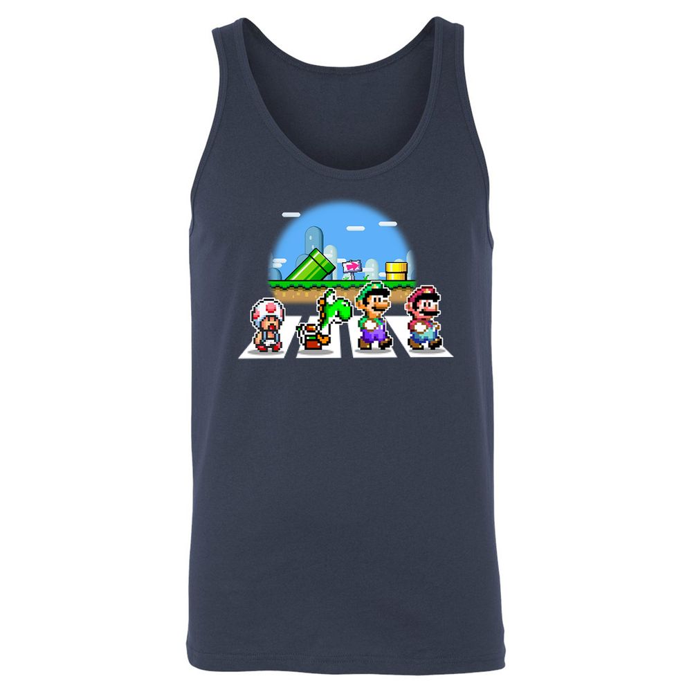 Unisex Jersey Tank - UMQCL3R2 - Navy - 2