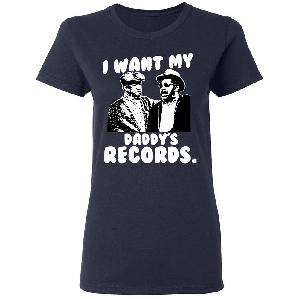 I Want My Daddy's Records - Navy - 2