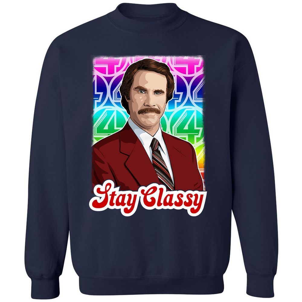 Classic Unisex Sweatshirt - 81ZPFNSV - Navy - 2