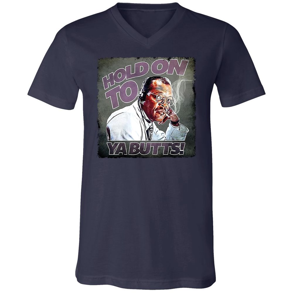 Unisex V-Neck T-Shirt - R5GK723G - Navy - 2