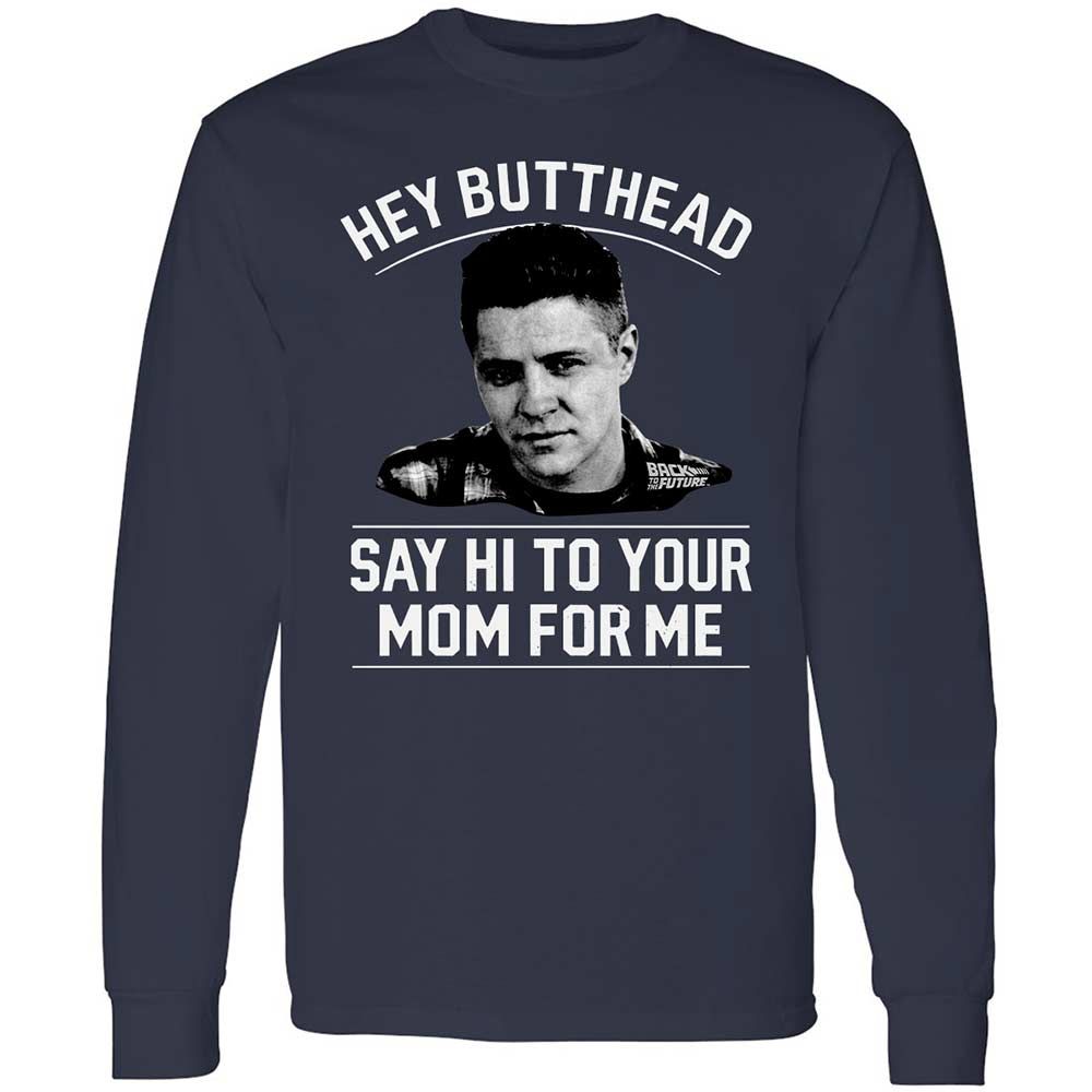 Long Sleeve T-Shirt - H66P2J1K - Navy - 2