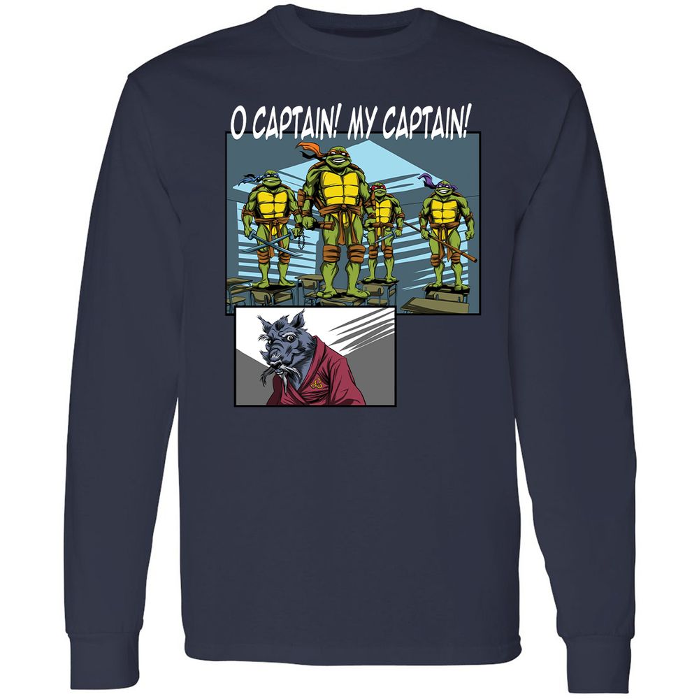 Long Sleeve T-Shirt - WTY2H85N - Navy - 2