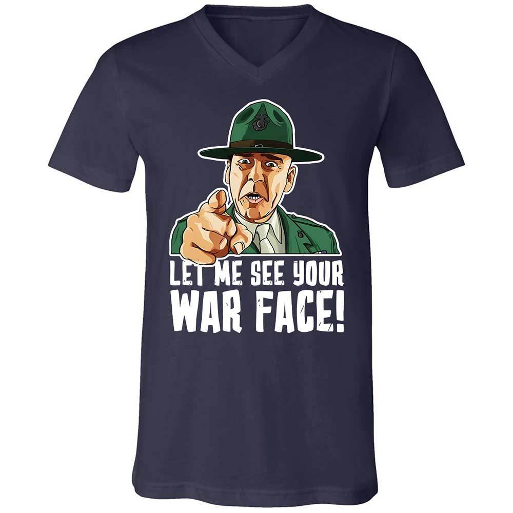 Unisex V-Neck T-Shirt - 9FVX97R9 - Navy - 2