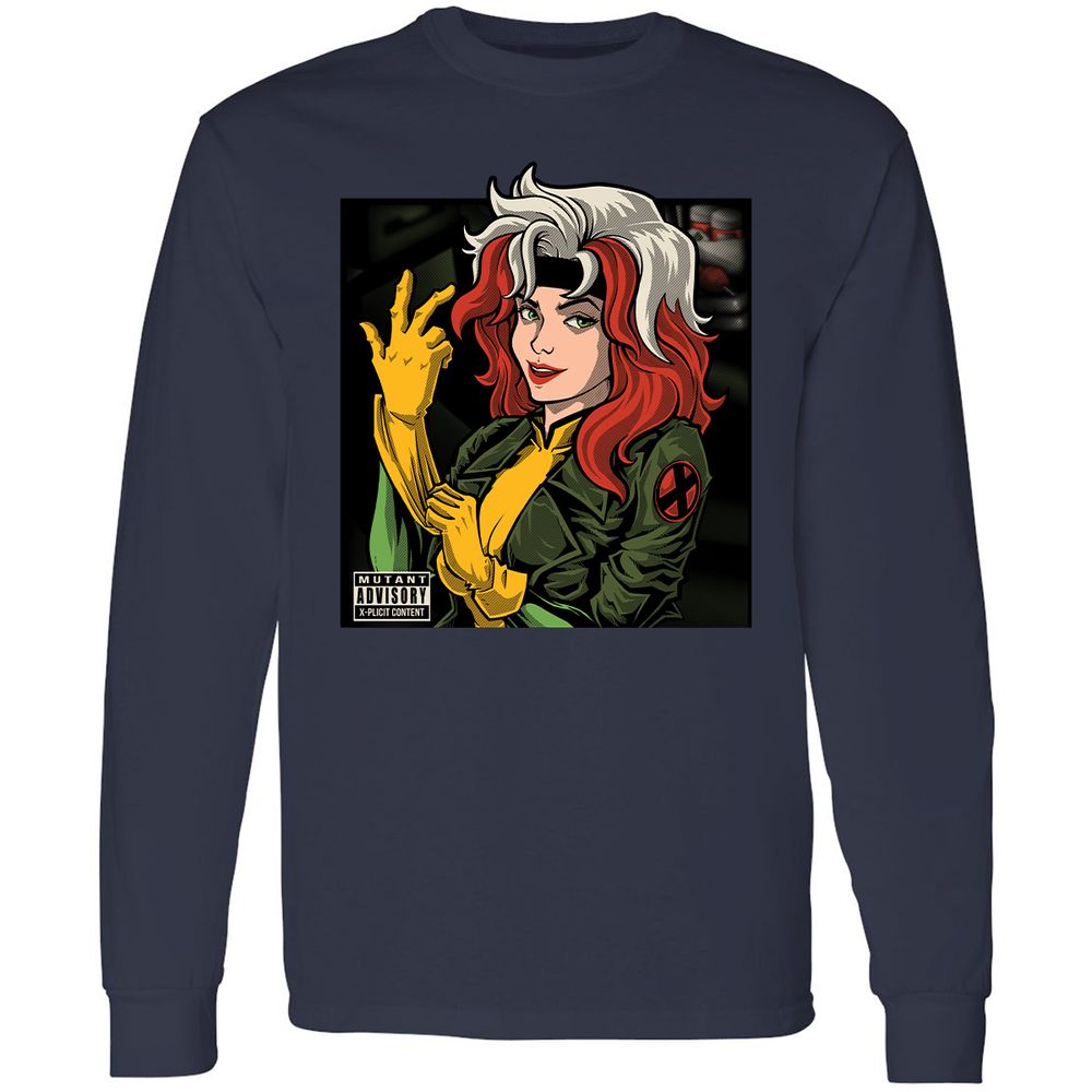 Long Sleeve T-Shirt - V7QJCZW4 - Navy - 2