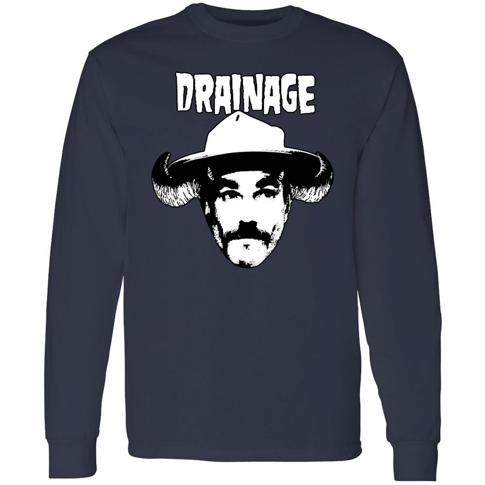 Long Sleeve T-Shirt - HY5972RY - Navy - 2