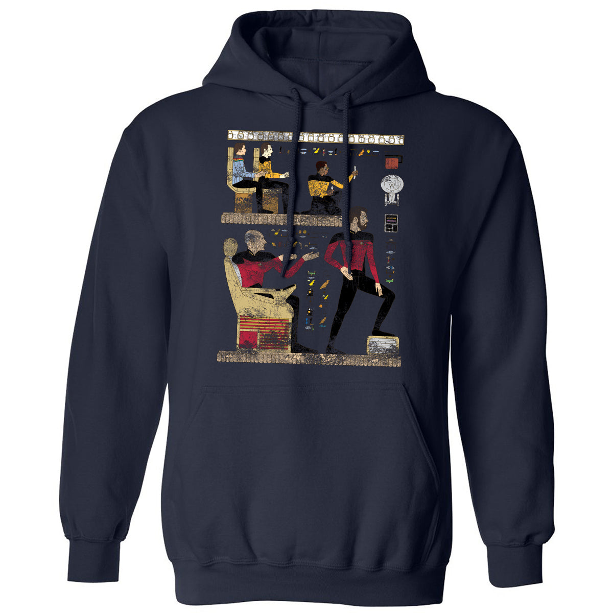 Classic Unisex Hoodie - BV44JH82 - Navy - 2