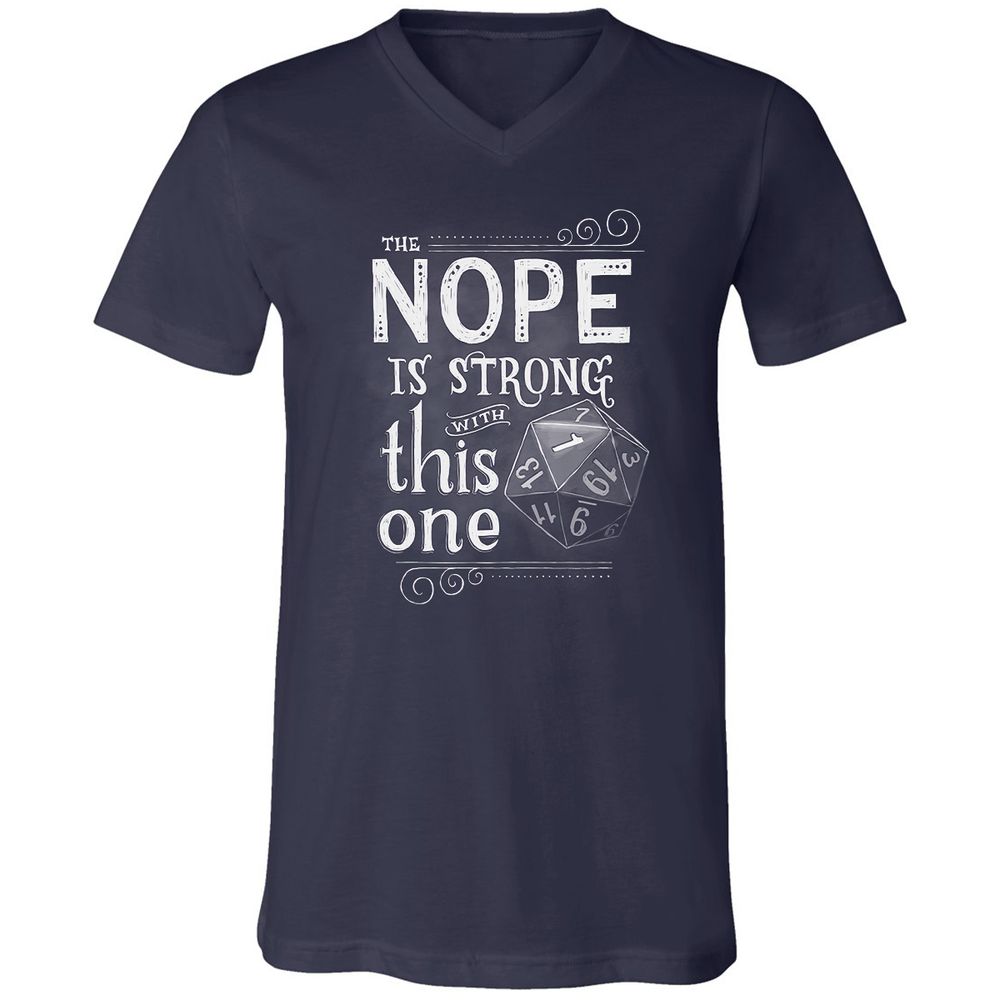 Unisex V-Neck T-Shirt - 28GQP5LC - Navy - 2