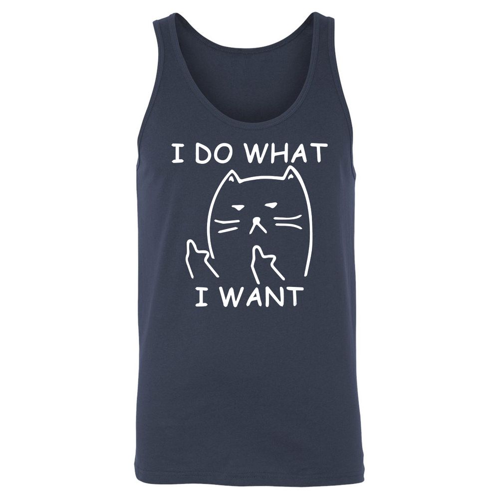 Unisex Jersey Tank - 5G9ELZGW - Navy - 2