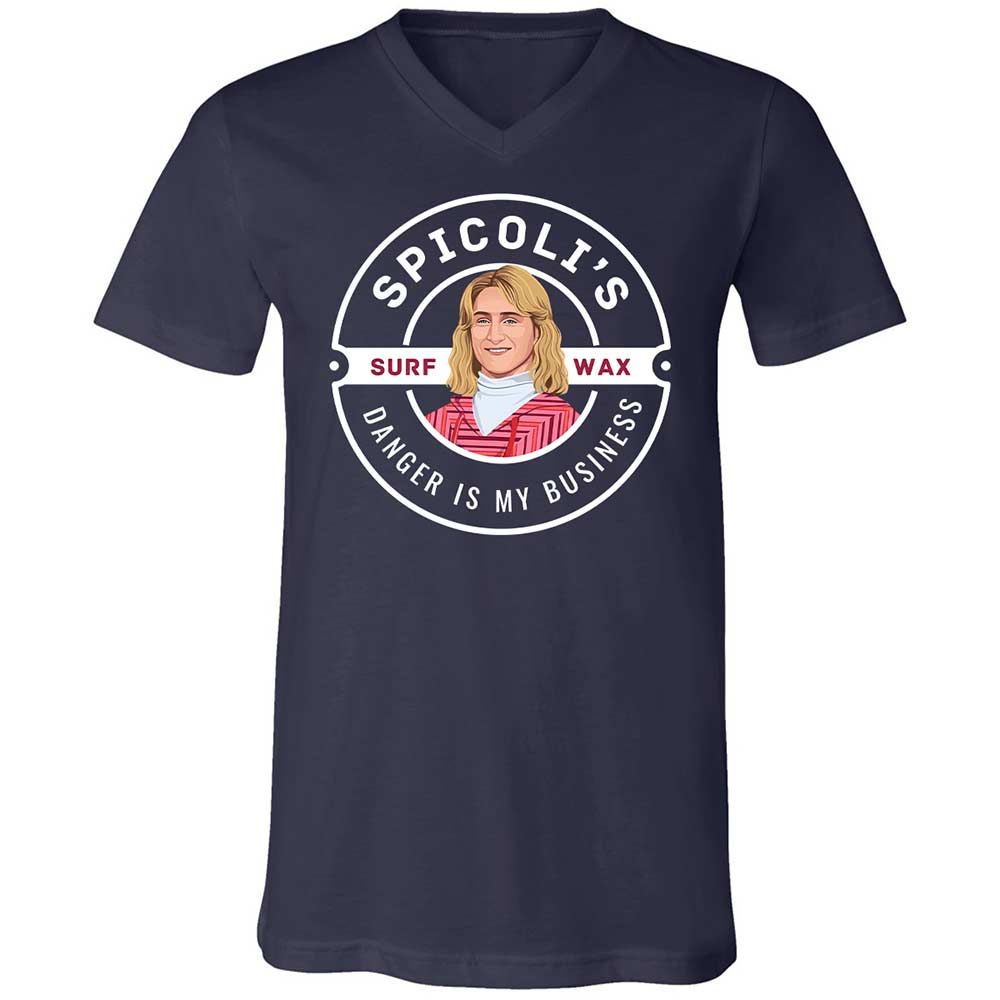Unisex V-Neck T-Shirt - P8MGEWTS - Navy - 2