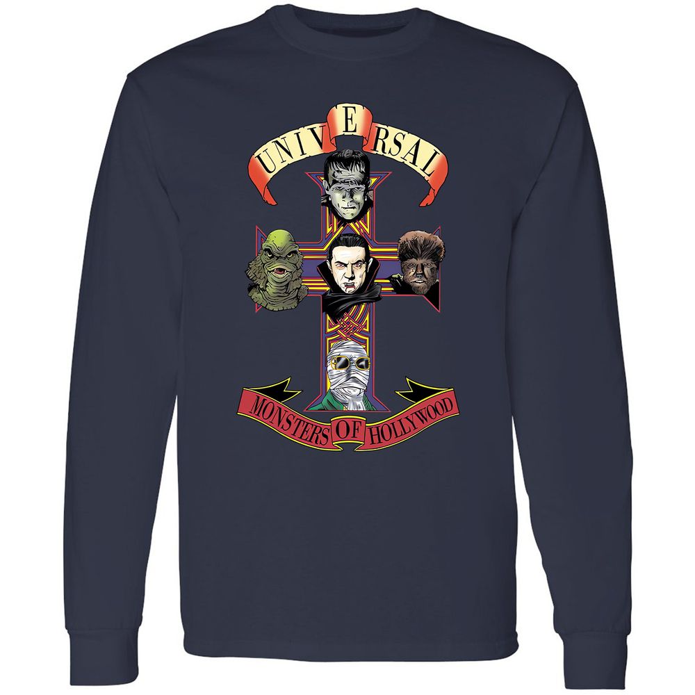 Long Sleeve T-Shirt - JD9PH3Z5 - Navy - 2