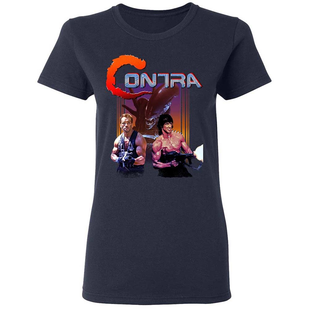 Women's T-Shirt - W9CV388R - Navy - 2
