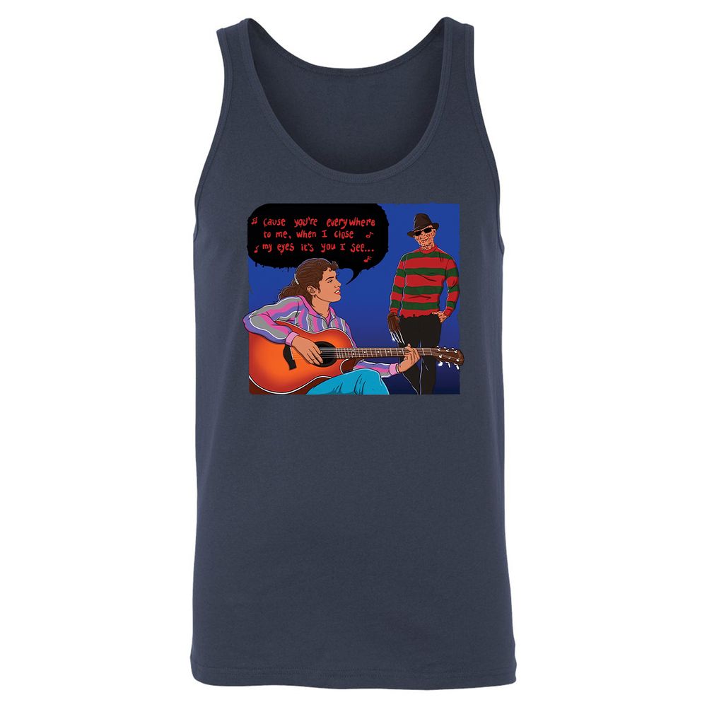 Unisex Jersey Tank - F6S38P9X - Navy - 2