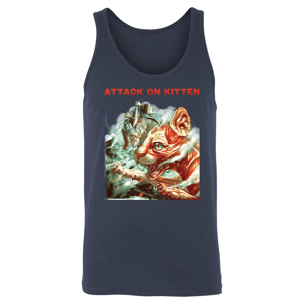 Unisex Jersey Tank - 9BJPW316 - Navy - 2