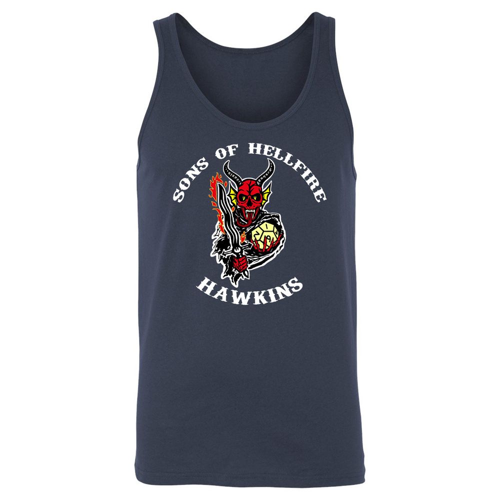 Unisex Jersey Tank - BKP87CNN - Navy - 2