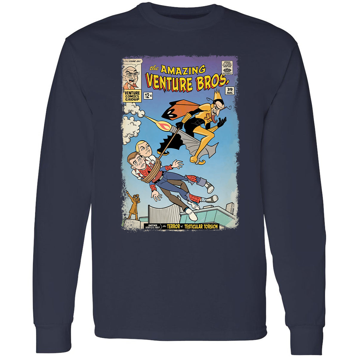 Long Sleeve T-Shirt - NRJT79MP - Navy - 2