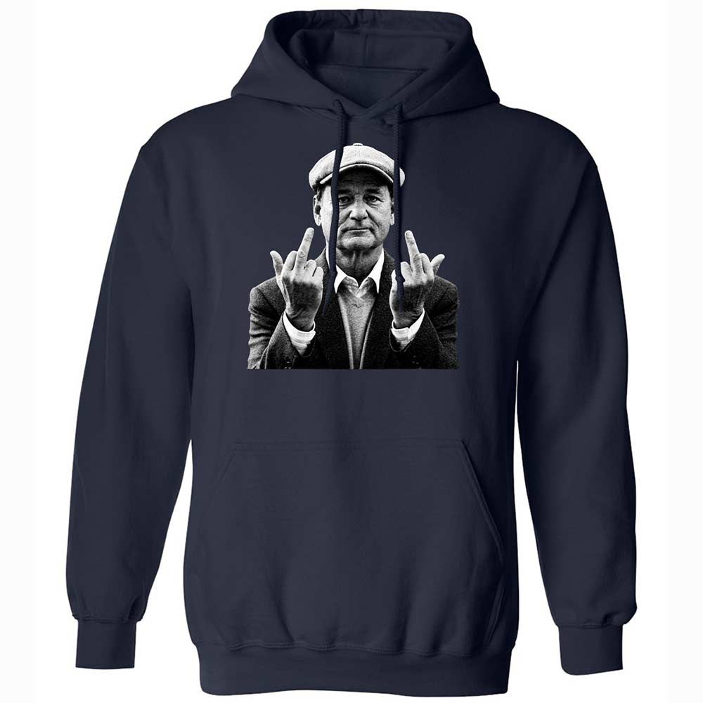 Bill Murray Middle Finger - Navy - 2