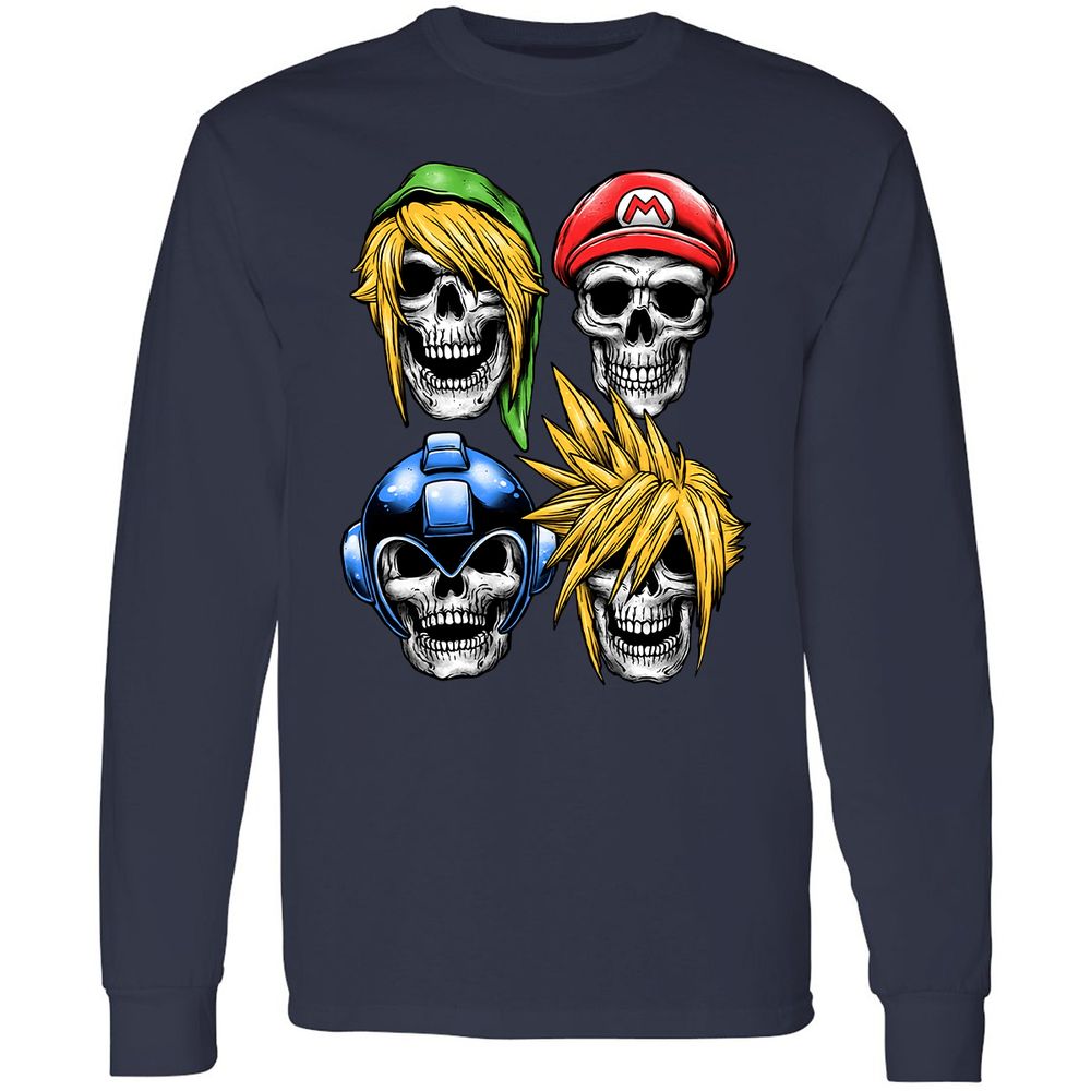 Long Sleeve T-Shirt - WGE2Y9FT - Navy - 2