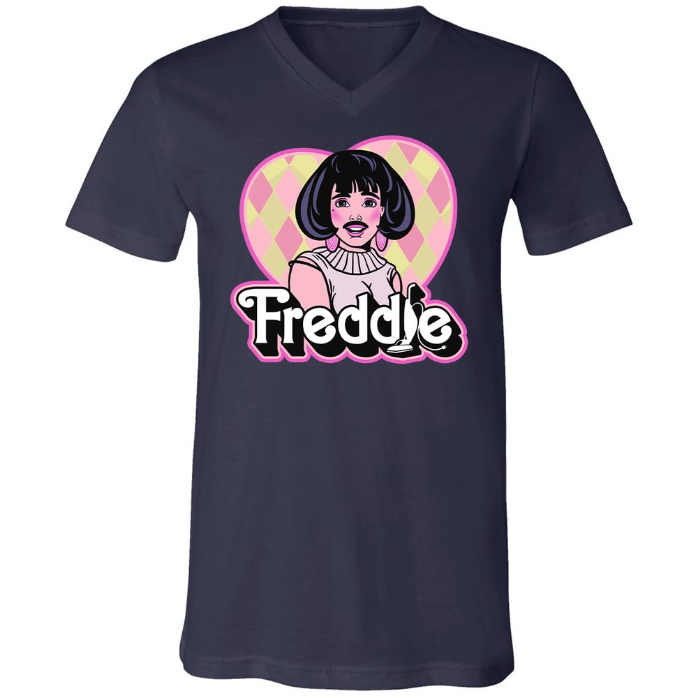 Unisex V-Neck T-Shirt - XN3U4MNA - Navy - 2