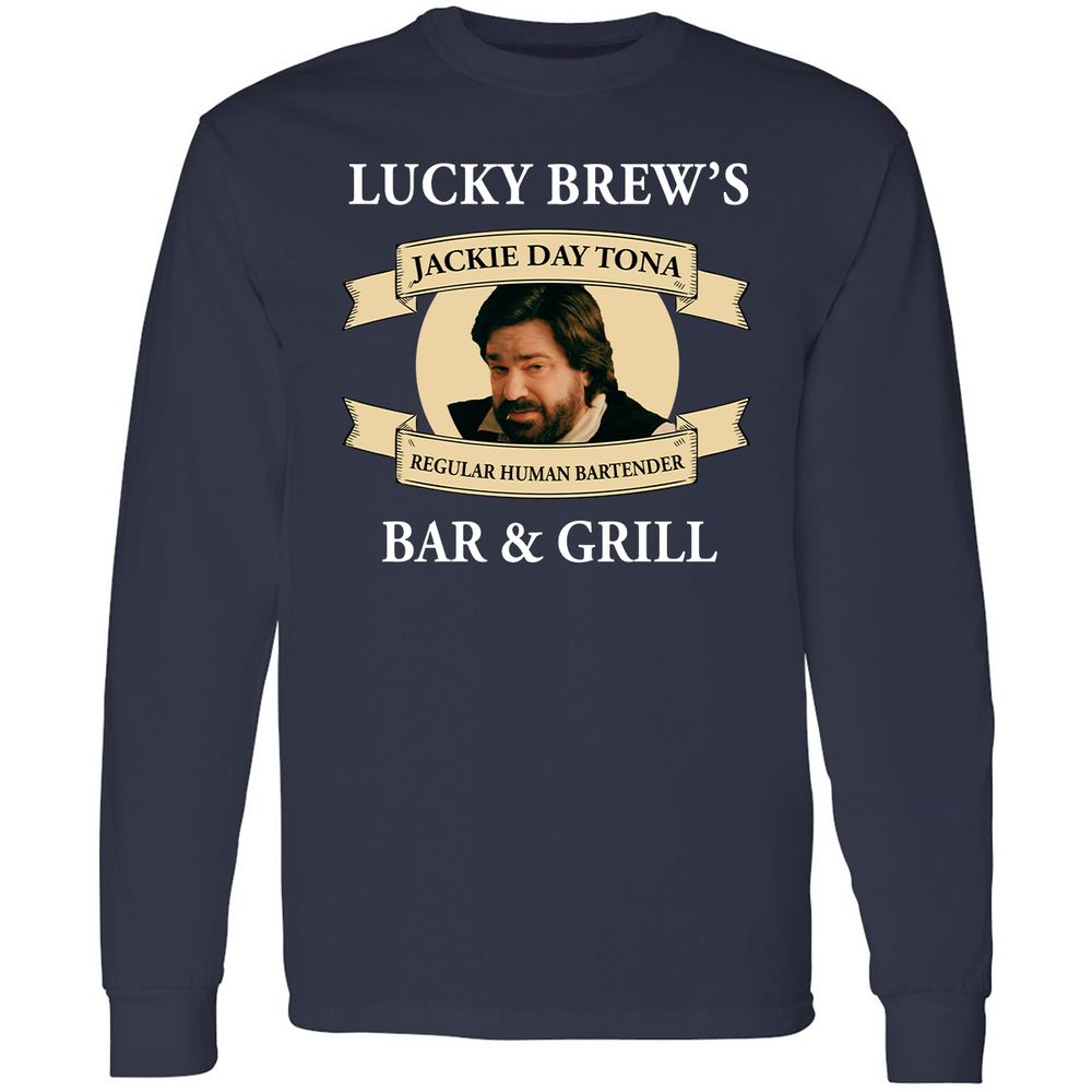 Long Sleeve T-Shirt - B44X1KDE - Navy - 2