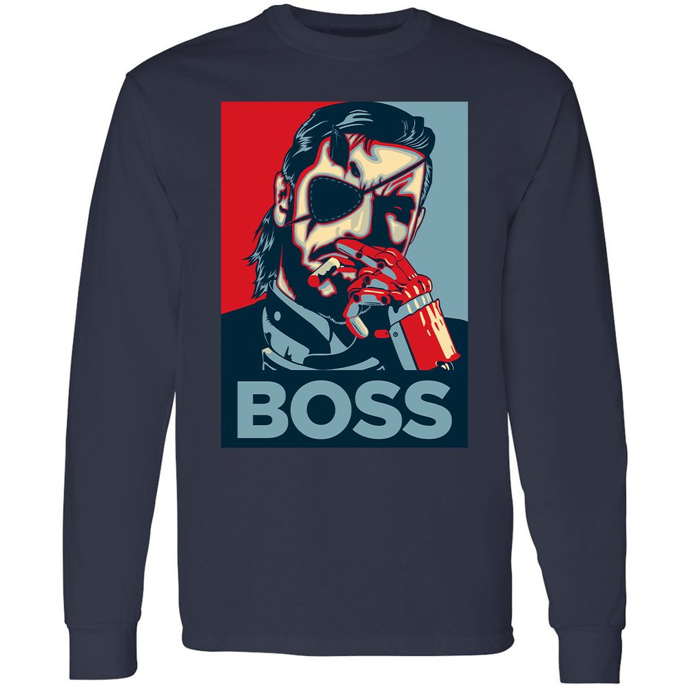 Long Sleeve T-Shirt - WS99QLJZ - Navy - 2