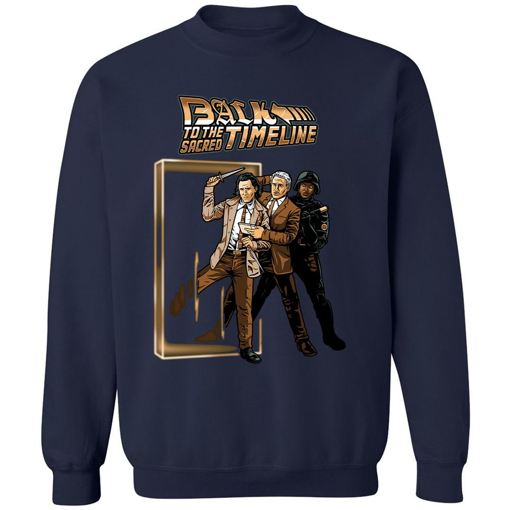 Classic Unisex Sweatshirt - A2FWMSSC - Navy - 2