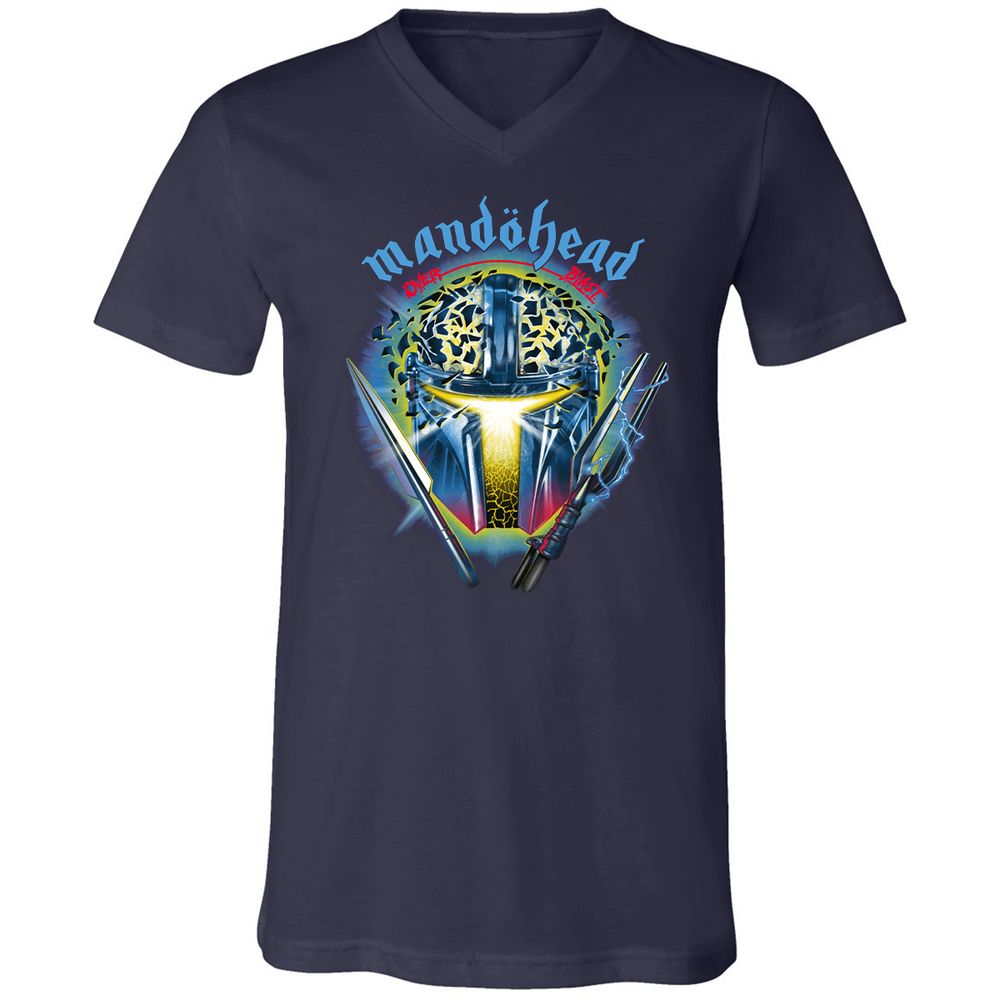 Unisex V-Neck T-Shirt - RM5U8C41 - Navy - 2