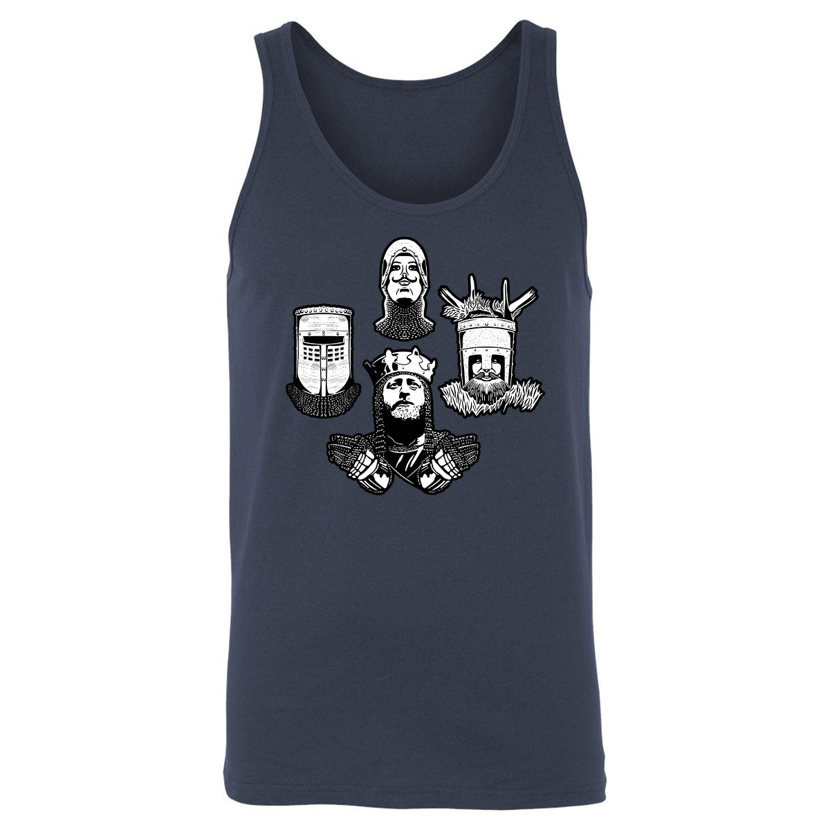 Unisex Jersey Tank - FLWDU4DK - Navy - 2