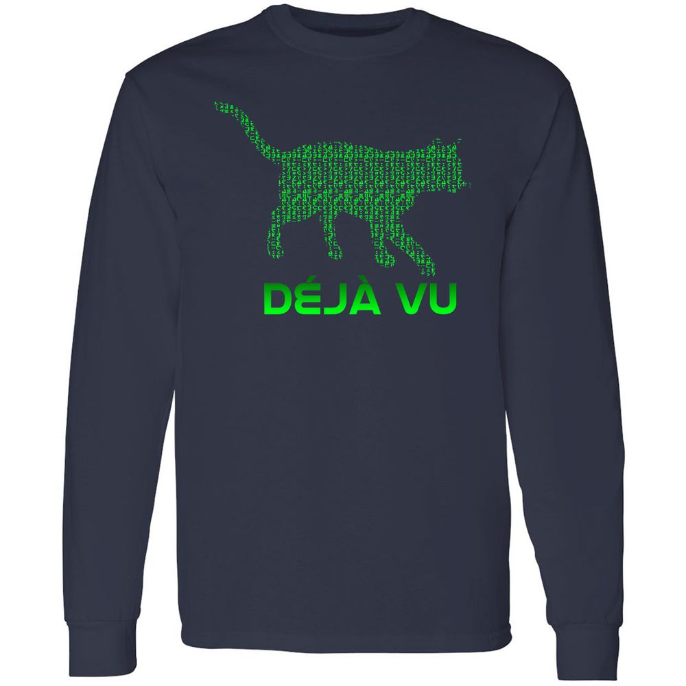 Long Sleeve T-Shirt - 737V36N6 - Navy - 2