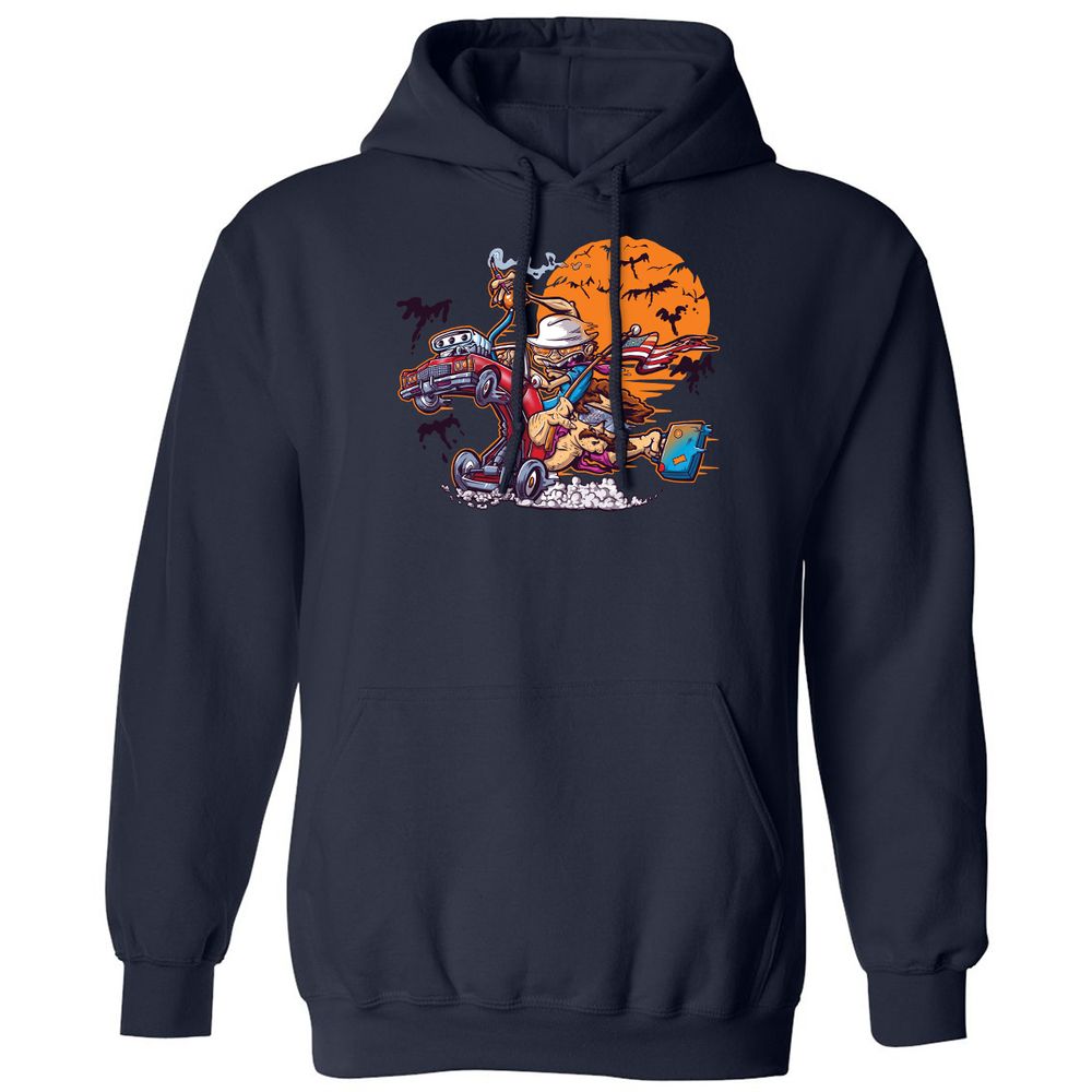 Classic Unisex Hoodie - WZTUVDH7 - Navy - 2